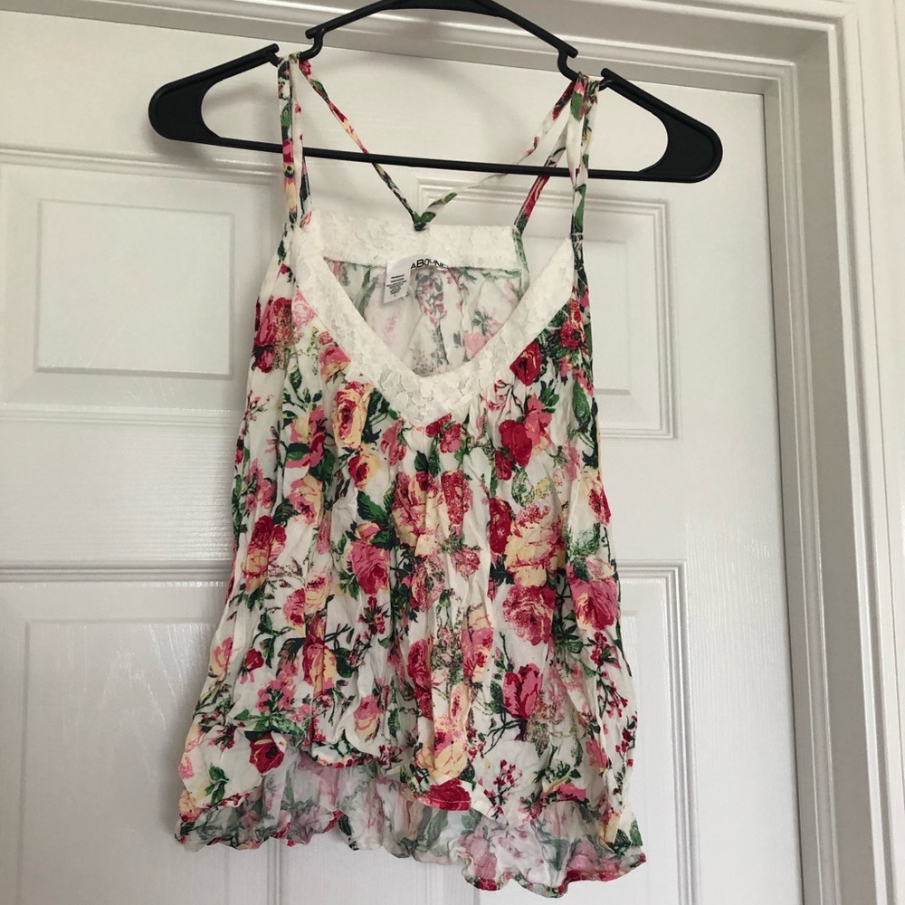 Floral crop top